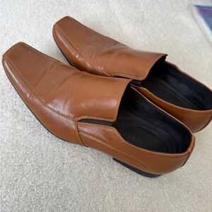 Men's Brown Leather Loafers
